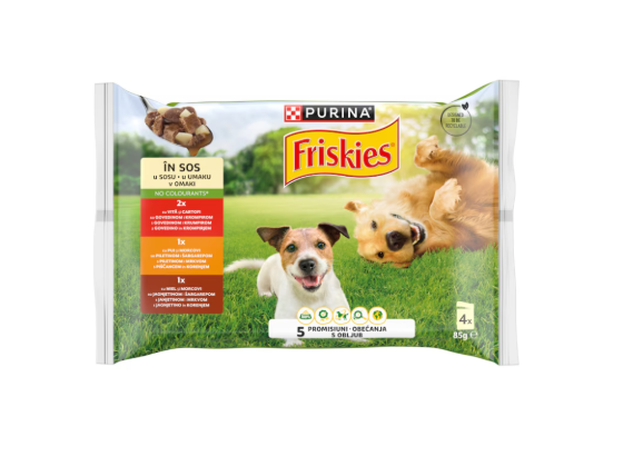 Friskies Dog Meso sos multipack 4x85g Friskies Dog Meso sos multipack 4x85g
