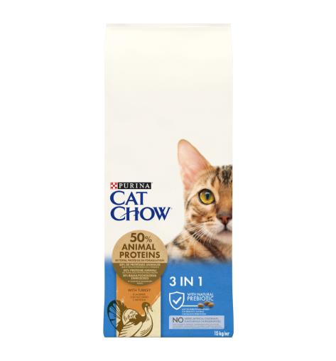 Cat Chow Adult 3u1 Ćuretina 15kg Cat Chow Adult 3u1 Ćuretina 15kg