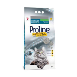 Proline Bentonit posip za mačke Carbon 5L
