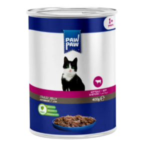 PawPaw Cat Adult Beef konzerva 400g