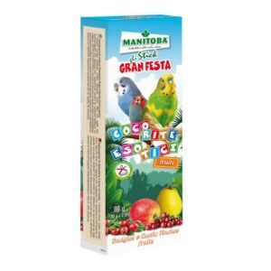 Manitoba Cocorite sticks mix sa voćem 60g