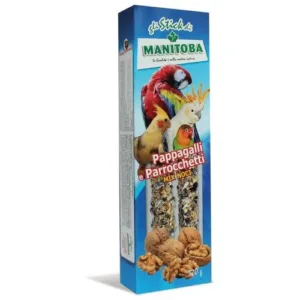 Manitoba štapići za papagaje Mix sa orasima 120g