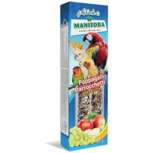 Manitoba štapići za papagaje Mix sa voćem 120g