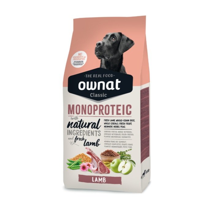 Ownat Classic Dog MONOPROTEIN Lamb 12kg Ownat Classic Dog MONOPROTEIN Lamb 12kg