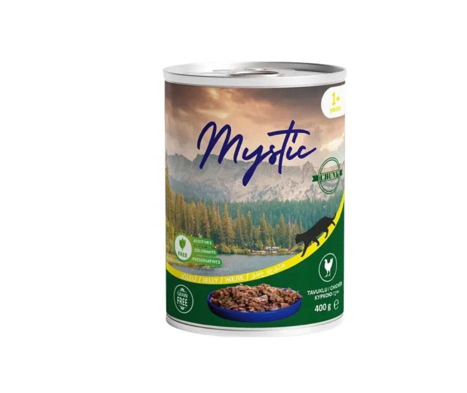 Mystic Cat Adult Chicken komadići 400g Mystic Cat Adult Chicken komadići 400g