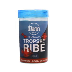 Pann Pets Hrana za tropske ribe Granu mikro red 120ml