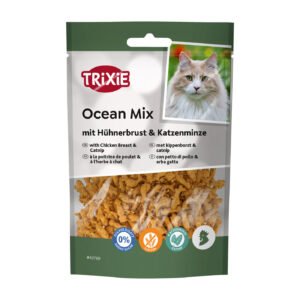 Trixie Ocean mix sa pilećim prsima i mačijom travom 50g