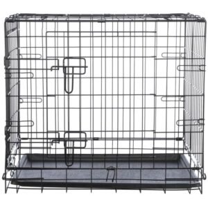 Trixie Žičani kavez za pse M crni 78x62x55cm