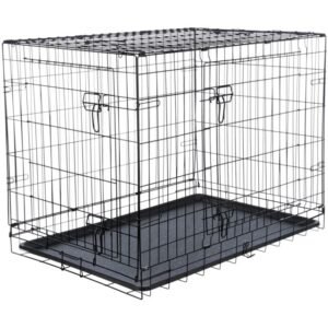 Trixie Žičani kavez za pse XL crni 116x86x77cm