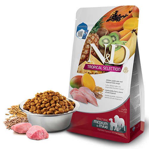 N&D Tropical Medium&Maxi Adult Piletina 10kg N&D Tropical Medium&Maxi Adult Piletina 10kg