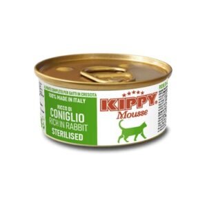 Kippy Mousse Zečetina Sterilised konzerva za mačke 85g
