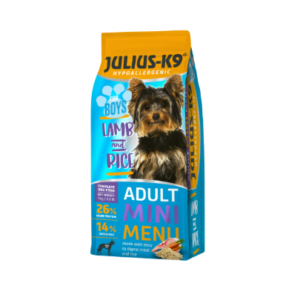 JULIUS K-9 ADULT Hypoallergenic Mini for boys - Jagnjetina i pirinač 1kg