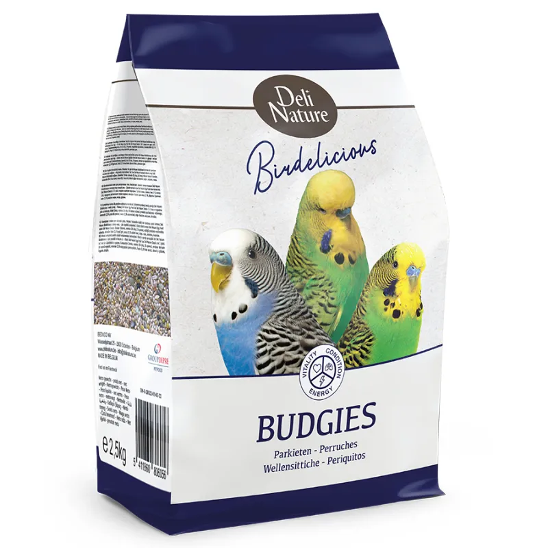 Deli Nature Budgies Birdelicious – pakovanje sa strane Deli Nature Budgies Birdelicious – pakovanje sa strane