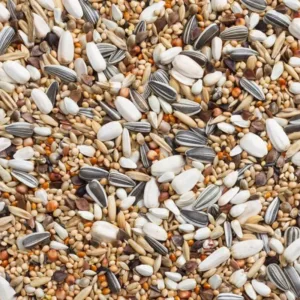 Deli Nature 69 Large Parakeets with Sunflower Seed 20kg mešavina sa suncokretom za srednje papagaje – izgled mešavine