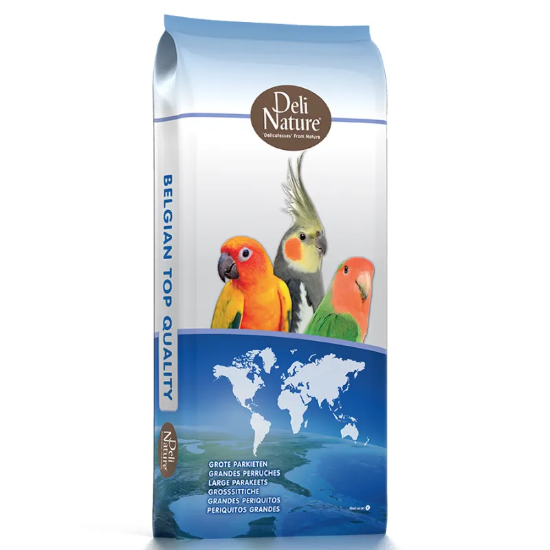 Deli Nature 68 Large Parakeets without Sunflower Seed 20kg mešavina bez suncokreta za srednje papagaje – vreća Deli Nature 68 Large Parakeets without Sunflower Seed 20kg mešavina bez suncokreta za srednje papagaje – vreća