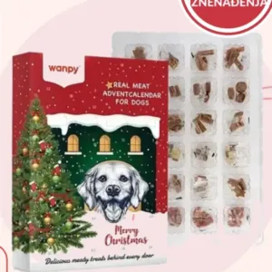 Wanpy Advent kalendar sa poslasticama za pse 100 g – pakovanje